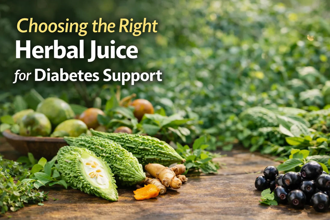 How to Choose the Right Herbal Juice for Diabetes Support