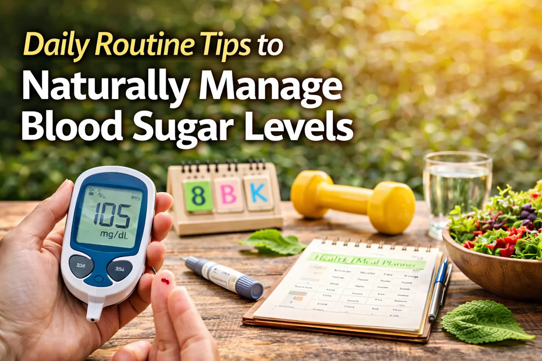 Daily Routine Tips to Naturally Manage Blood Sugar Levels